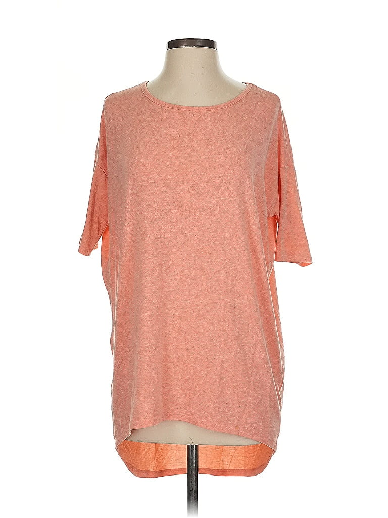Pre-owned Lularoe Short Sleeve T-shirt In Orange