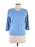 Liz Claiborne 100% Cotton Blue Pullover Sweater Size XL - photo 1