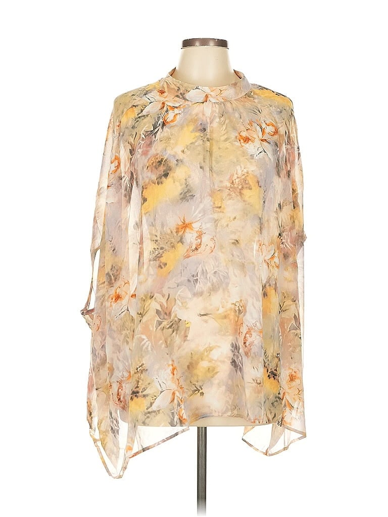 Pre-owned Sundayup 3/4 Sleeve Blouse In White