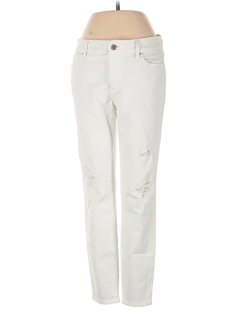 Pre-owned White House Black Market Jeans In White