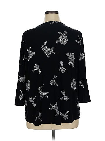 Carmen Carmen Marc Valvo 3/4 Sleeve Blouse (view 2)
