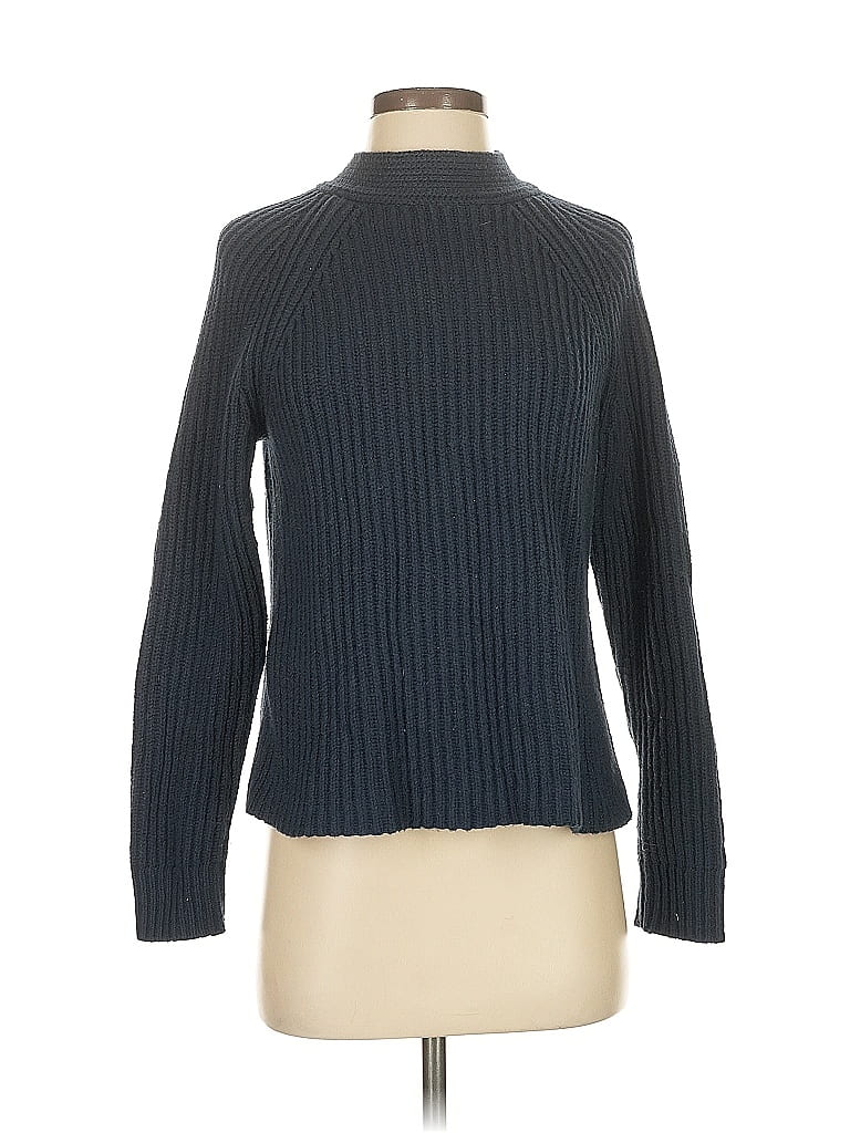 Pre-owned Banana Republic Turtleneck Sweater In Blue