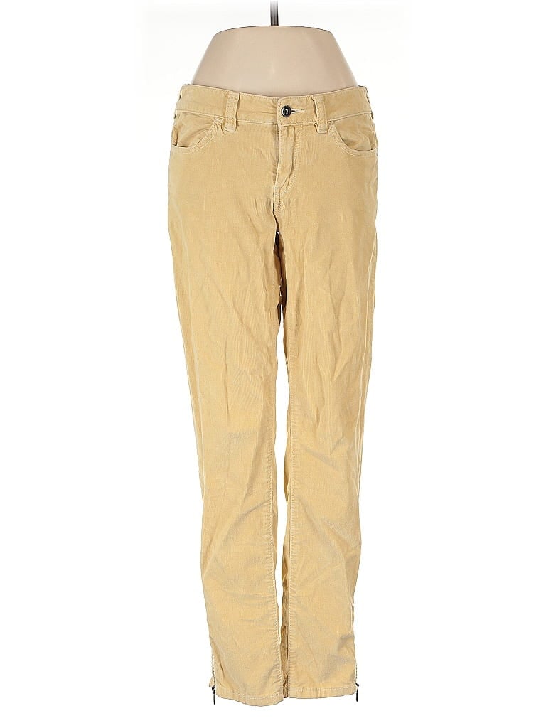 Pre-owned Pilcro And The Letterpress Khaki Pant In Yellow
