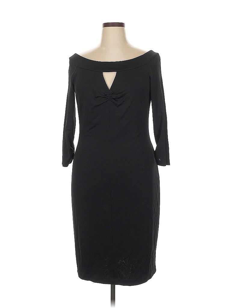 Pre-owned M David Meister Cocktail Dress In Black