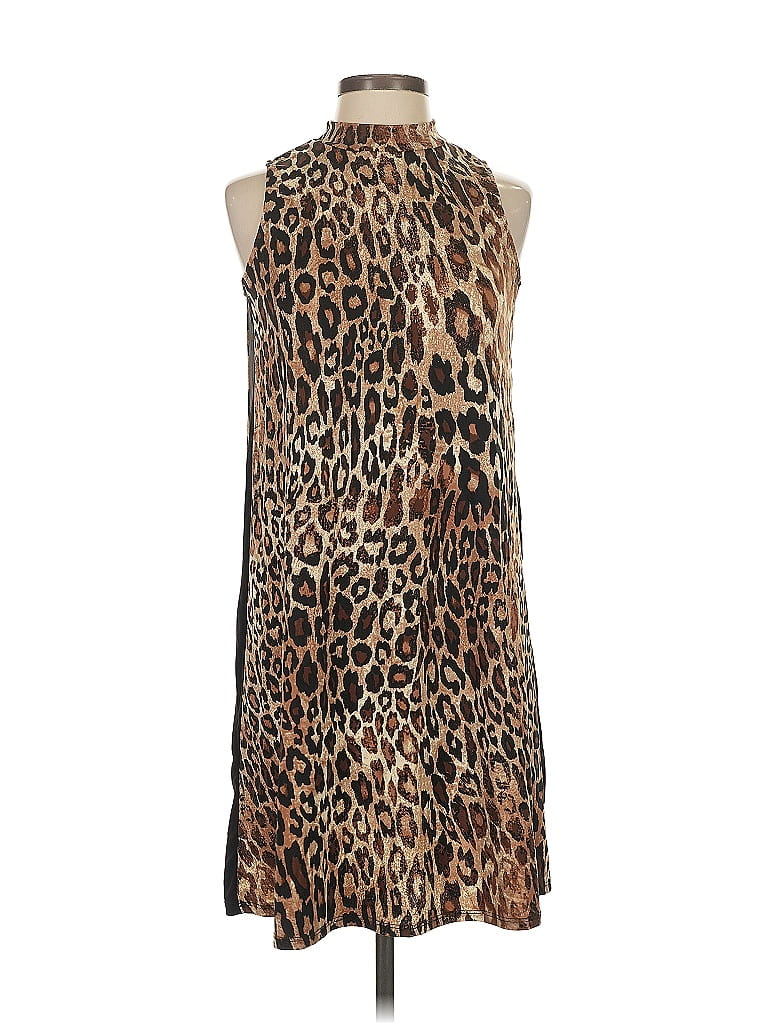 Pre-owned Tash + Sophie Casual Dress In Brown