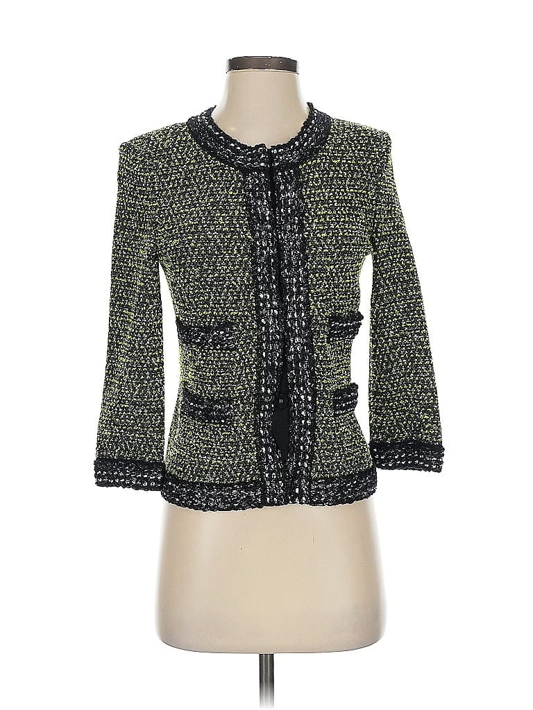 St. John Tweed Green Blazer Size 2 - photo 1