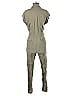 Magaschoni 100% Linen Solid Green Jumpsuit Size 4 - photo 2