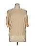 Katrina Tan Short Sleeve Top Size XL - photo 1