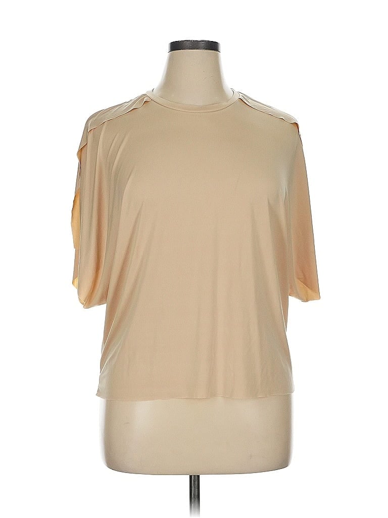 Katrina Tan Short Sleeve Top Size XL - photo 1