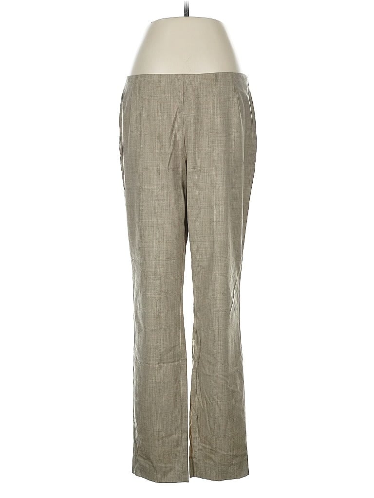 Pre-owned Lafayette 148 Wool Pants In Gray