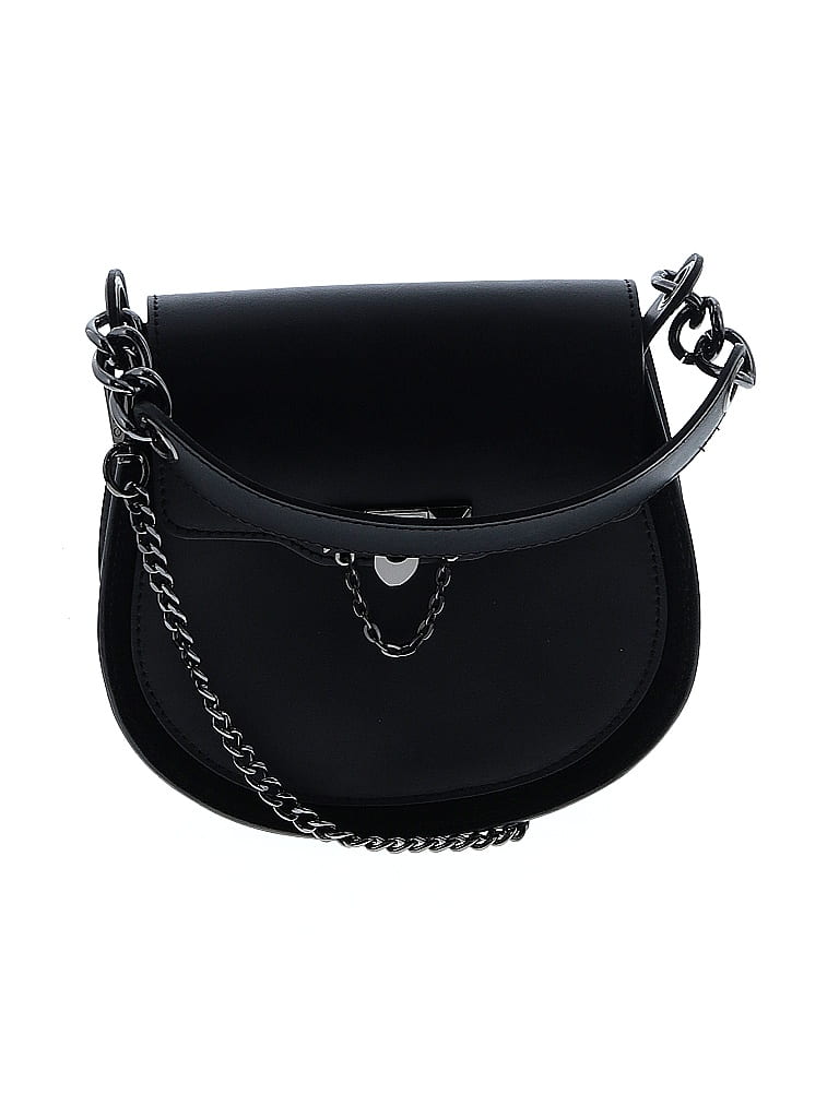 Borse in Pelle Solid Black Leather Satchel One size - photo 1