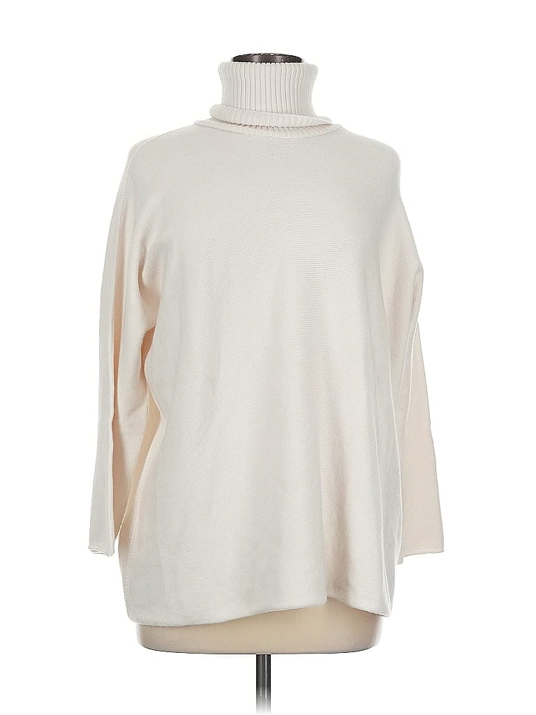 Cobble Stone Ivory Turtleneck Sweater One size - photo 1