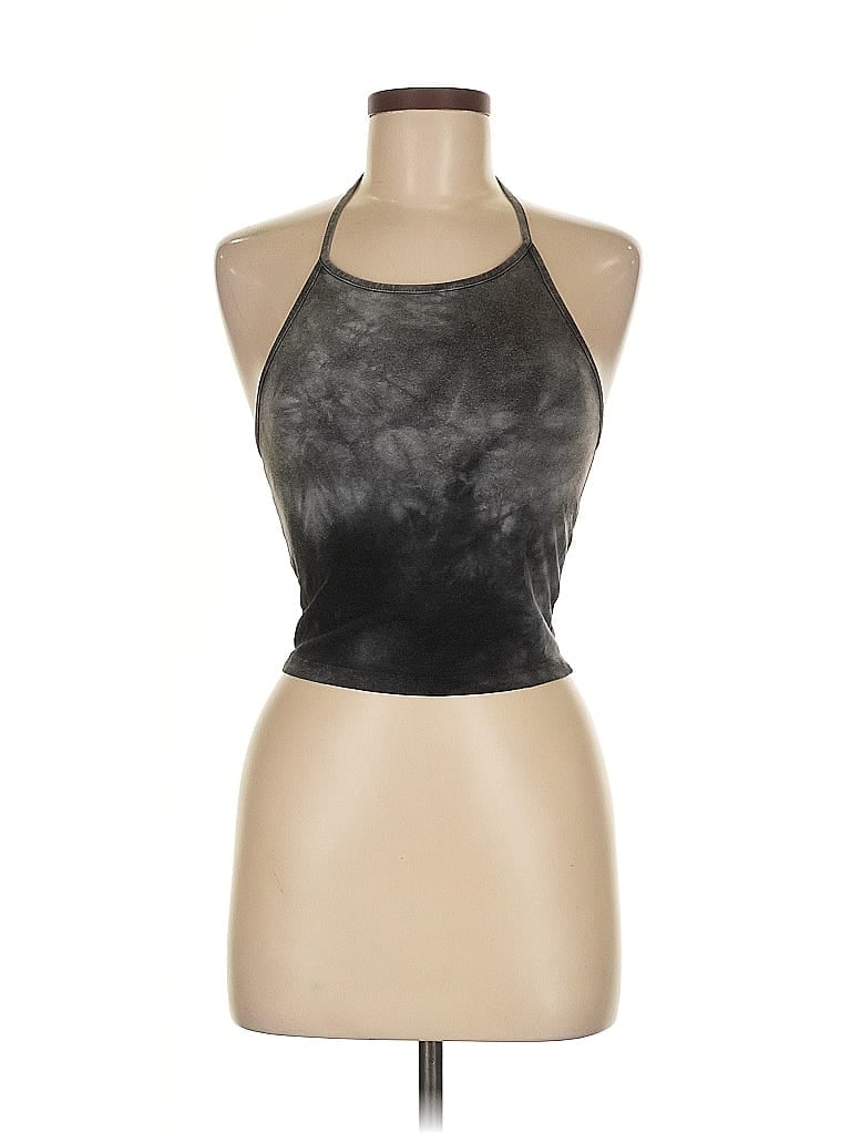 BRANDY MELVILLE Pre-owned Tank Top Black Halter Neckline Tops