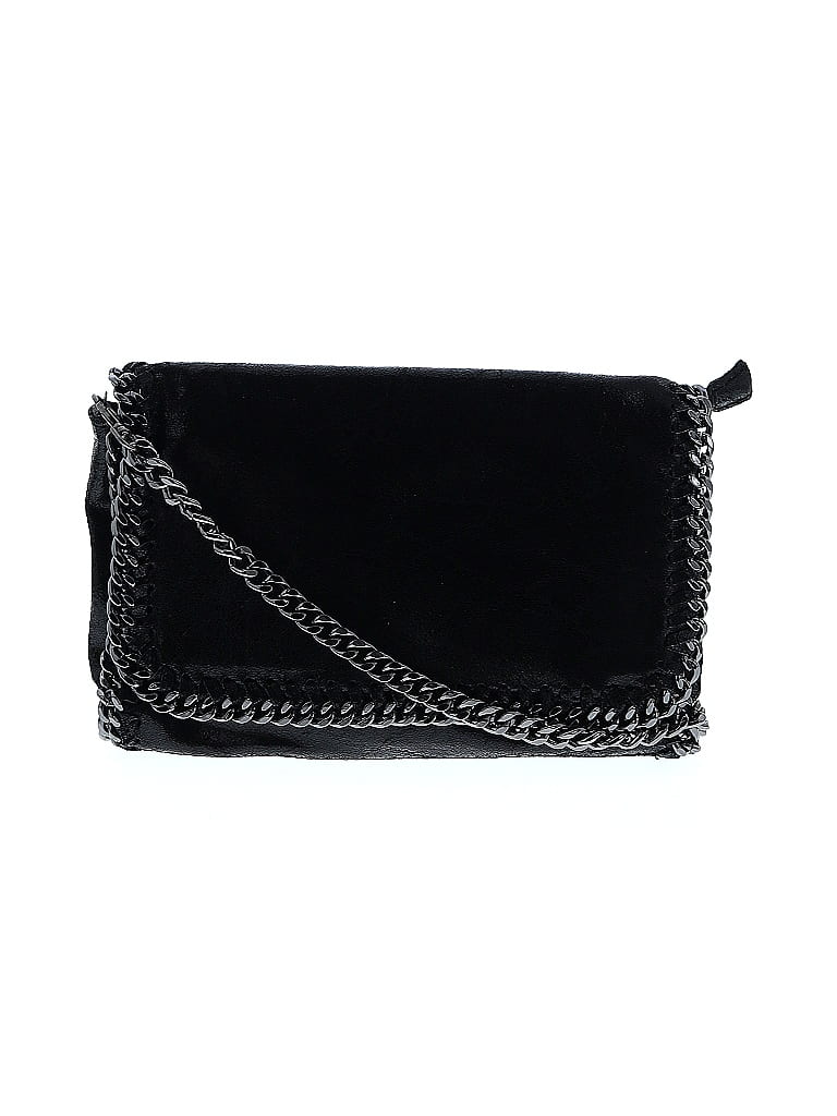 Pre-owned Vera Pelle Leather Crossbody Bag In Black