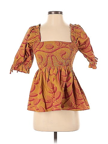 Porridge 3/4 Sleeve Blouse (view 1)