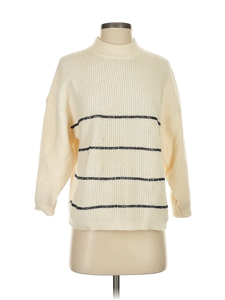 Click to view more detailed imagery on our partner's website Pre-owned The Kooples Turtleneck Sweater In White