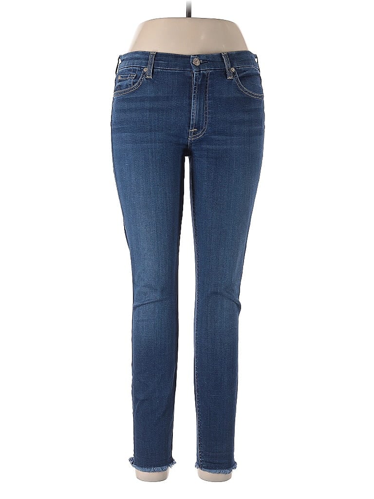 Pre-owned 7 For All Mankind Jeans In Blue