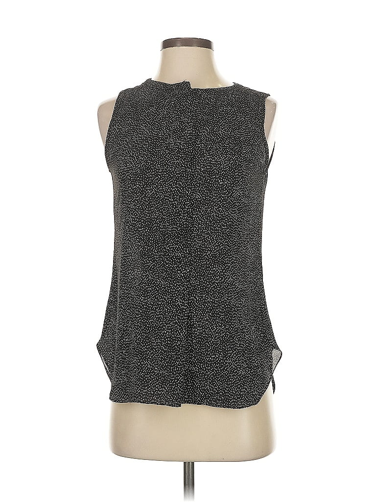 Pre-owned Ann Taylor Loft Sleeveless Blouse In Gray