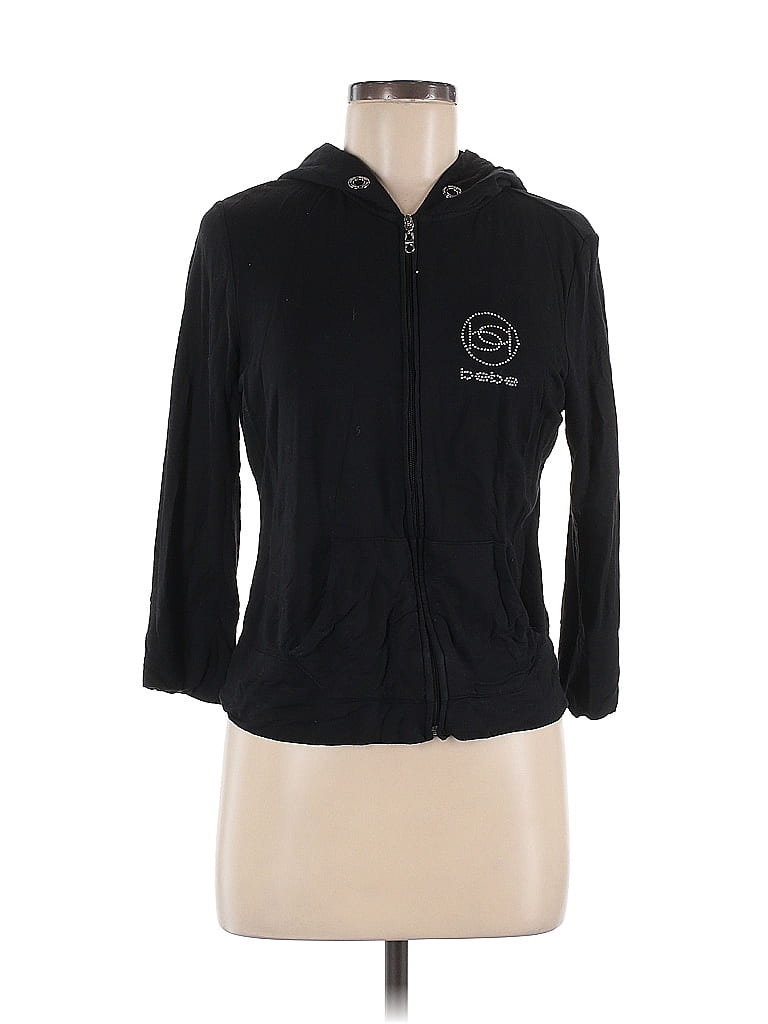 Bebe Zip Up Cardi Top