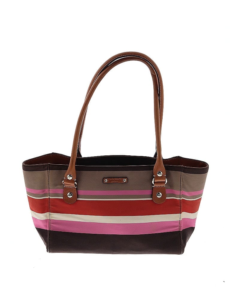 Kate Spade New York Stripes Brown Shoulder Bag One size - photo 1