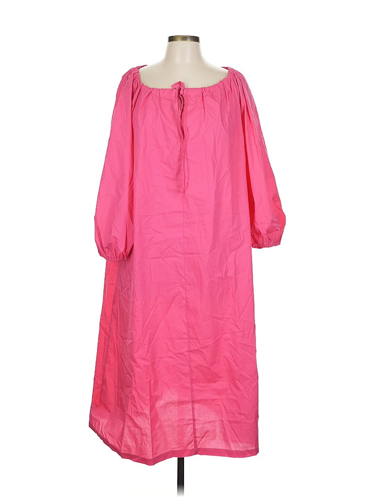 H&M 100% Cotton Pink Casual Dress Size L - photo 1