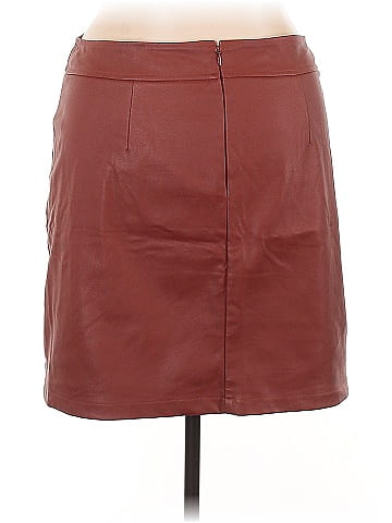 Ann Taylor LOFT Faux Leather Skirt (view 2)