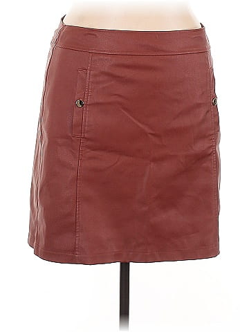 Ann Taylor LOFT Faux Leather Skirt (view 1)