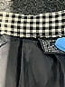 Unbranded Houndstooth Gray Black Casual Skirt Size 12 - photo 3
