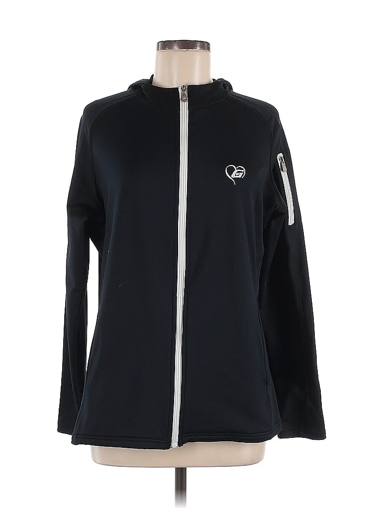 Pre-owned Assorted Brands Track Jacket In Black