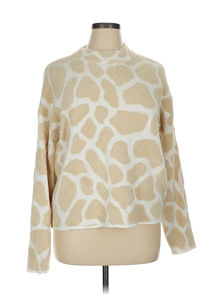 Pre-owned Caslon Pullover Sweater In White