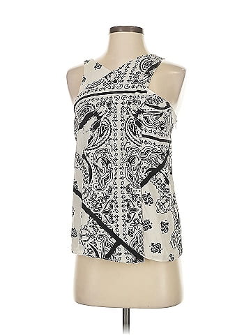 Tibi Sleeveless Silk Top (view 1)