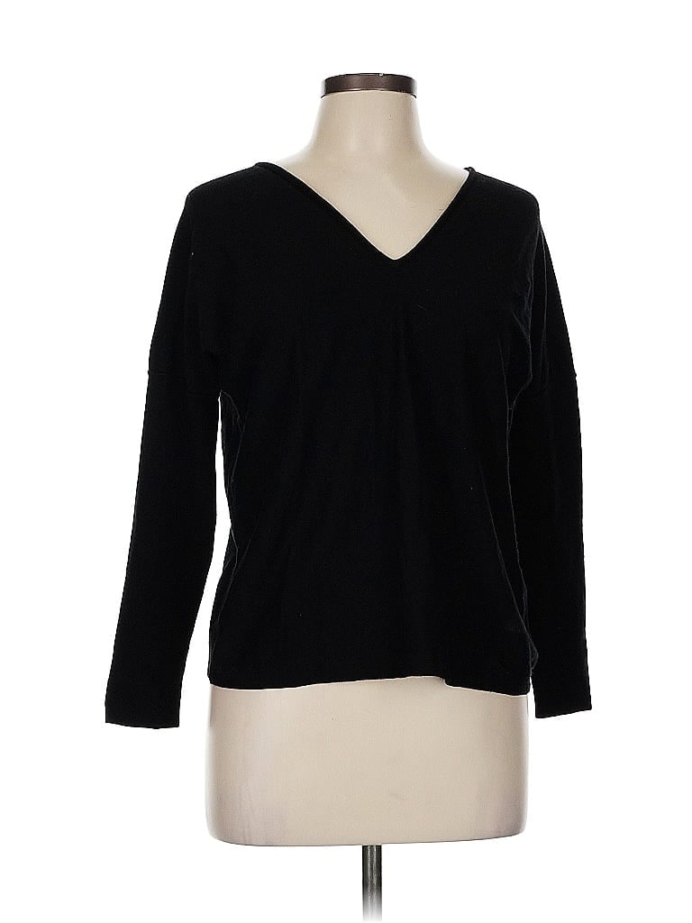 Pre-owned Lilla P Pullover Sweater In Black