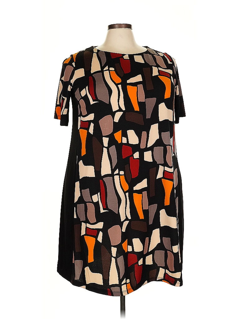Robe Casual Madison Leigh Navi-Coral - Taille 10 - Rose - Neuve Avec étiquettes