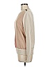 Barbour 100% Cotton Color Block Tan Ivory Pullover Sweater Size 6 - photo 4