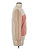 Barbour 100% Cotton Color Block Tan Ivory Pullover Sweater Size 6 - photo 3