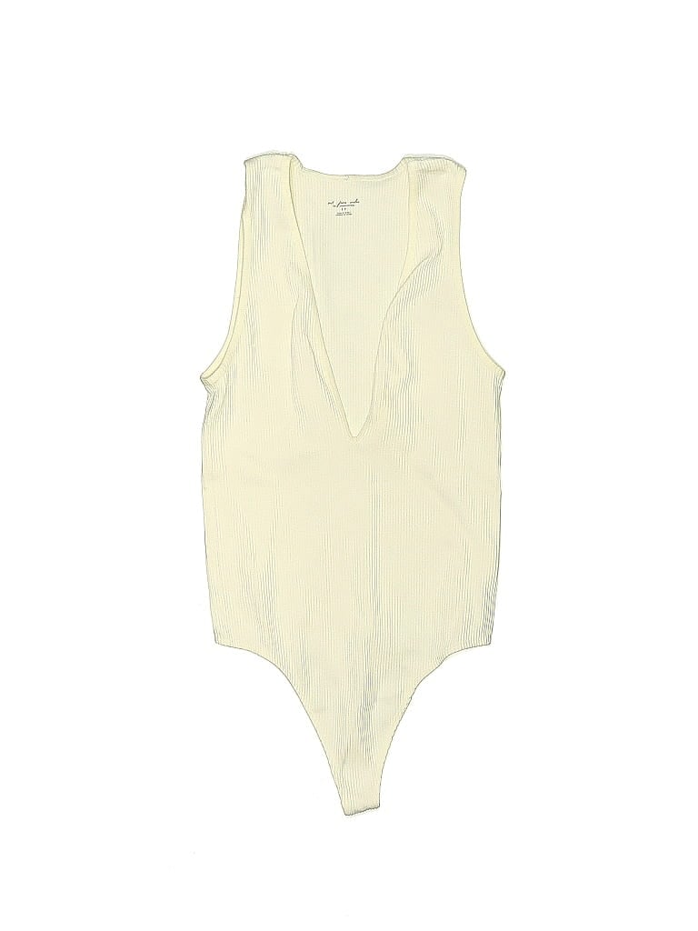 Pre-owned Out From Under Bodysuit In Yellow