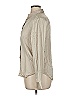 Lauren by Ralph Lauren 100% Viscose Metallic Tan Long Sleeve Button-Down Shirt Size XL - photo 5