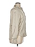 Lauren by Ralph Lauren 100% Viscose Metallic Tan Long Sleeve Button-Down Shirt Size XL - photo 4