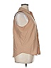 A New Day Tan Sleeveless Button-Down Shirt Size XL - photo 4