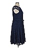 Eva Mendes by New York & Company Blue Cocktail Dress Size 14 - photo 4