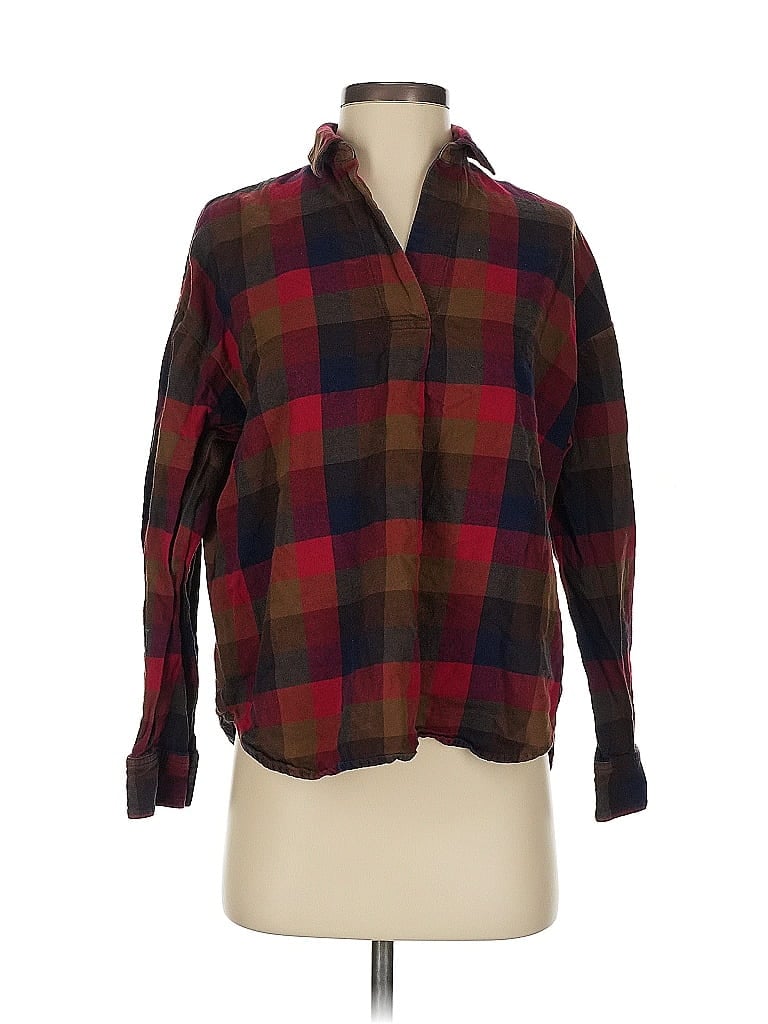 Click to view more detailed imagery on our partner's website Pre-owned Uniqlo Long Sleeve Button Down Shirt In Burgundy