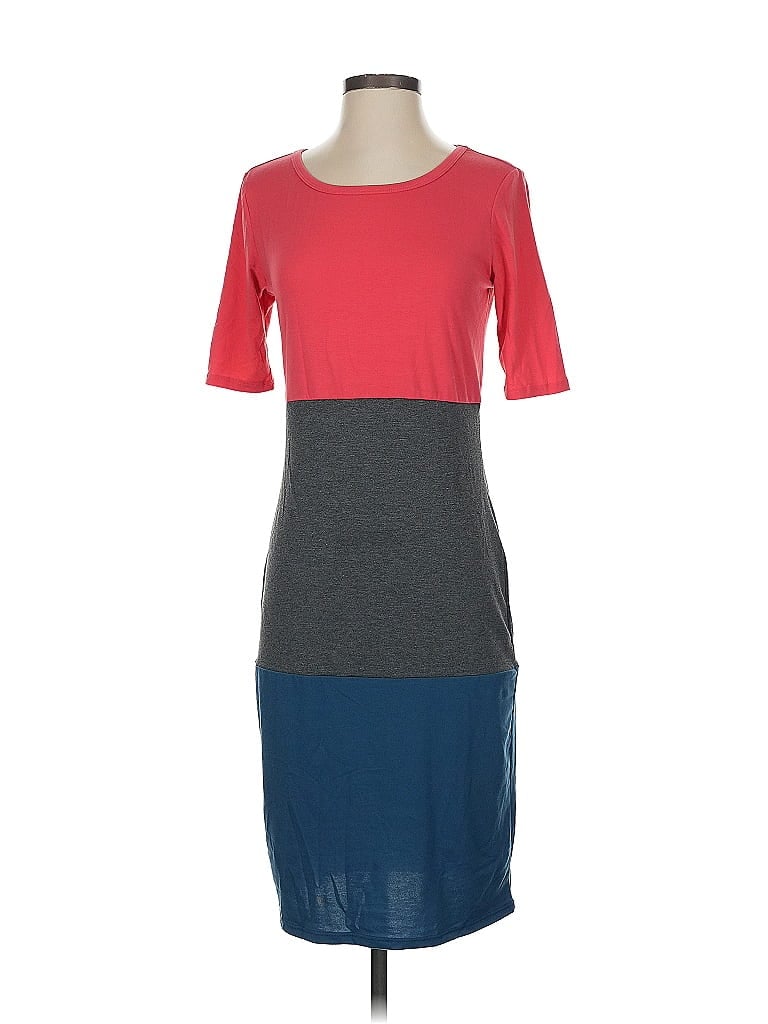 Pre-owned Lularoe Casual Dress In Gray