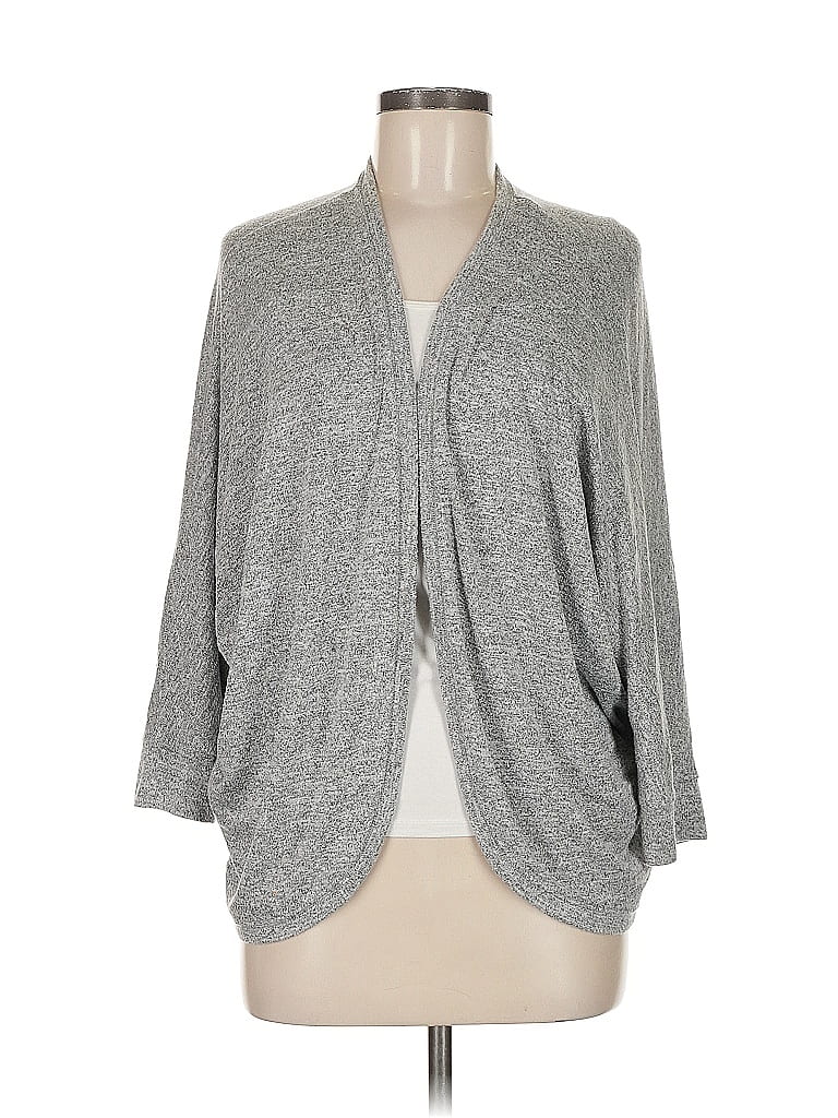 Pre-owned Gap Cardigan Sweater In Gray