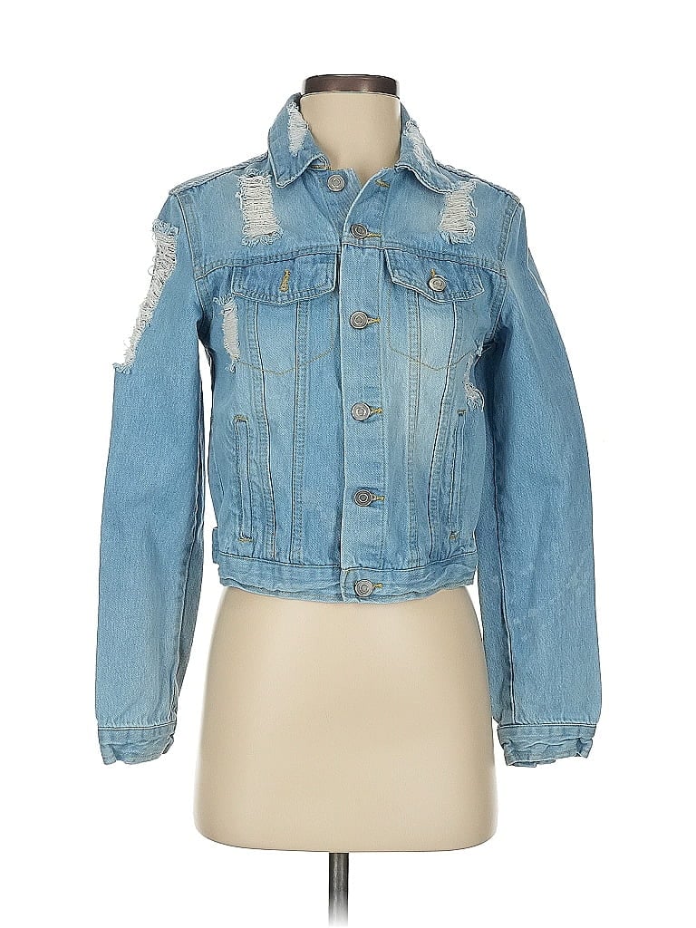Pre-owned Love Tree Denim Jacket In Blue
