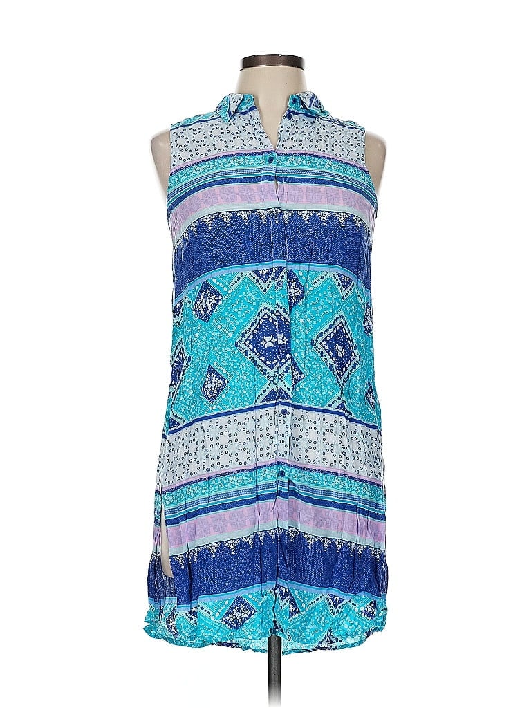 Pre-owned Divided By H&m Casual Dress In Blue