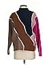 LA MAILLE SEZANE Paris Color Block Brown Pullover Sweater Size S - photo 1