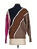 LA MAILLE SEZANE Paris Color Block Brown Pullover Sweater Size S - photo 2