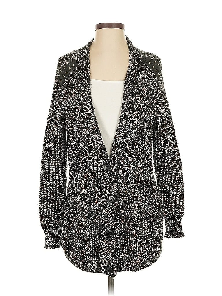 Pre-owned Jessica Simpson Cardigan Sweater In Gray