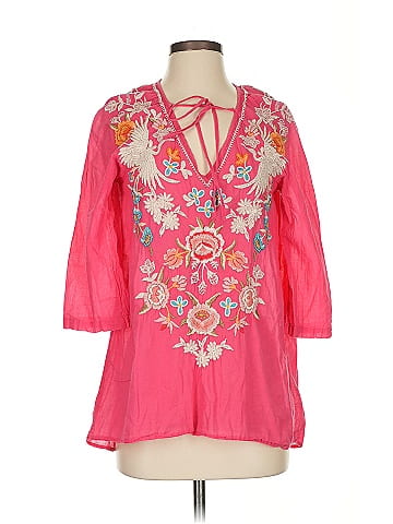 Johnny Was 3/4 Sleeve Blouse (view 1)