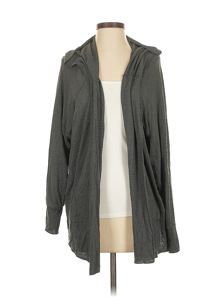 Pre-owned Live Love Dream Aeropostale Cardigan Sweater In Gray